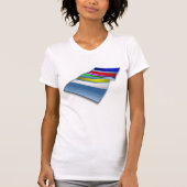 T-shirt femme serviette de plage (Devant)