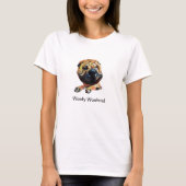 T-shirt femme Shar Pei Chien Funny (Devant)