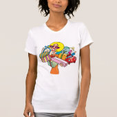 T-Shirt Femme Shopping (Devant)