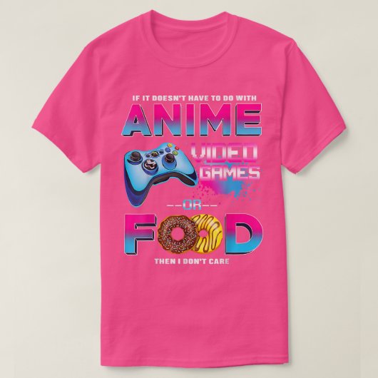T-shirt Femme Si Pas Anime Vidéo Jeu Nourriture Pun Jeu Gi (Design devant)