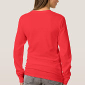 T-shirt Femme Sibérienne Husky Cartoon (Dos)