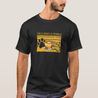 T-shirt Femme Simple Qui Aime Café & Infirmière De Soins C