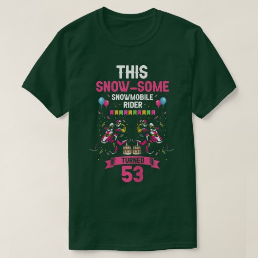 T-shirt Femme Skimobile Anniversaire Conception pour Snowm (Design devant)
