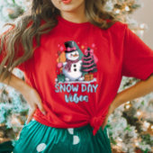 T-shirt femme Snowman Vibes