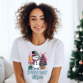 T-shirt femme Snowman Vibes