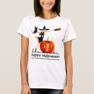 T-shirt Femme sorcière d'Halloween Sassy