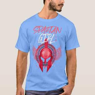 T-shirt Femme Spartan Girl Gym Sparta Casque Femme Workou