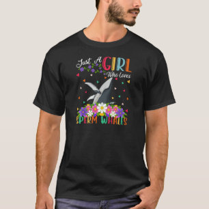 T-shirt Femme Sperm Whale Juste Une Fille Qui Aime Sperm W