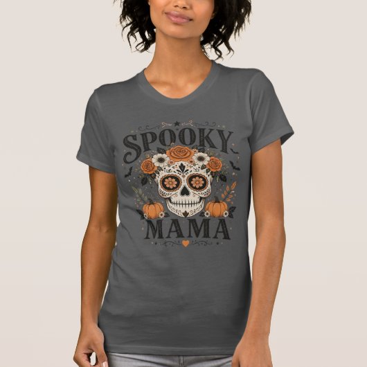 T-Shirt Femme Spooky Mama (Devant)