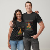 T-shirt Femme Squirrel Ugly Christmas Tree Drôle Candy Ca (Unisexe)