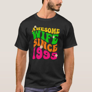 T-shirt Femme stupéfiante depuis 1995 Mariage Anniversaire