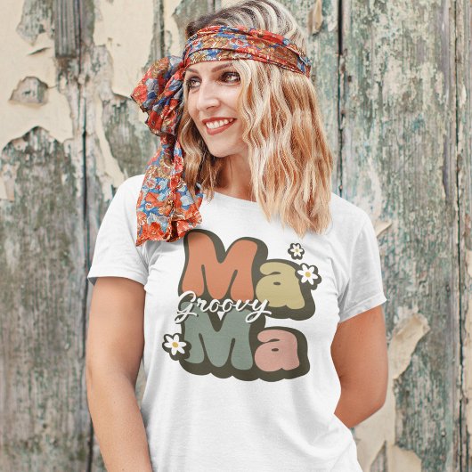T-shirt femme super Mama Retro