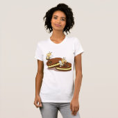 T-Shirt Femme Sur Deux Biscuits (Devant entier)