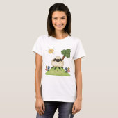 T-Shirt Femme Sur Une Colline (Devant entier)