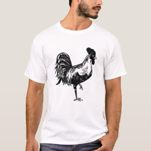 T-shirt Femme T Mens T Chicken Rooster Farmer