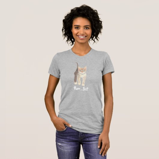 T-shirt Femme Tabby Kitten (Devant entier)