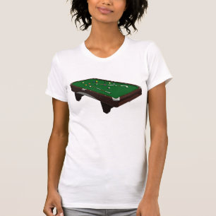 T-shirt femme table de billard