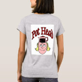 T-shirt femme tête pot (Dos)