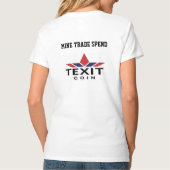 T-shirt Femme TeXit Coin (Dos)