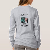 T-shirt Femme toujours prête pour le Randonnée Casquette d (Dos)