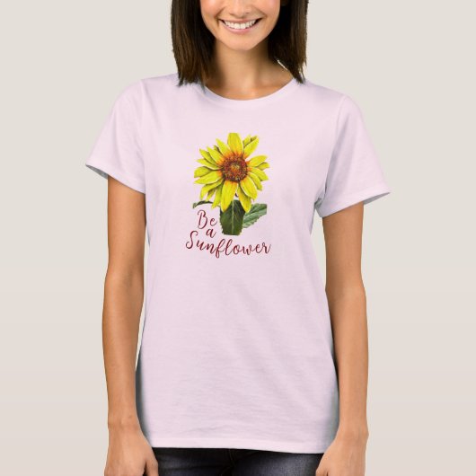 T-Shirt Femme Tournesol (Devant)