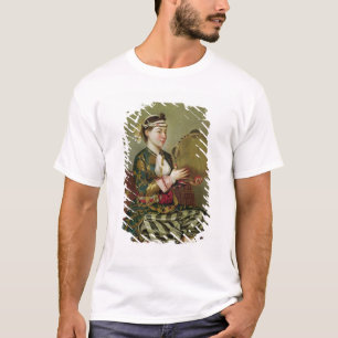 T-shirt Femme turque avec un tambour de basque