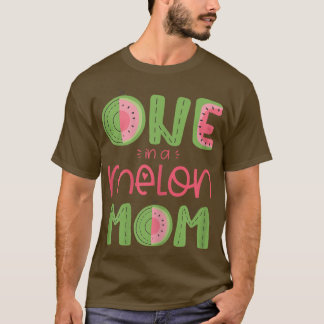 T-shirt Femme Un Dans Un Melon Maman mignonne Watermelon F