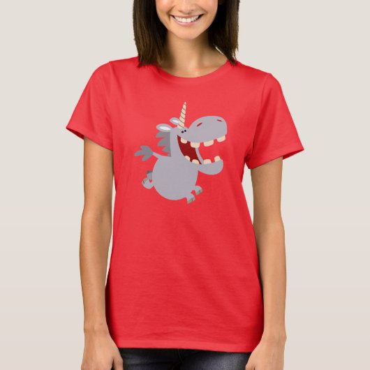 T-shirt femme Unicorn Dention mignon (Devant)