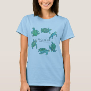 T-Shirt femme Unity Under the Sea Watercolor Pride