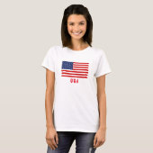 T-shirt femme USA (Devant entier)