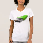 T-shirt femme USB Flash Drive (Devant)