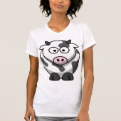 T-shirt Femme Vache de dessin (Devant)