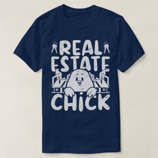 T-shirt Femme vendeuse Home Détail Funny Real Estate Ag (Design devant)