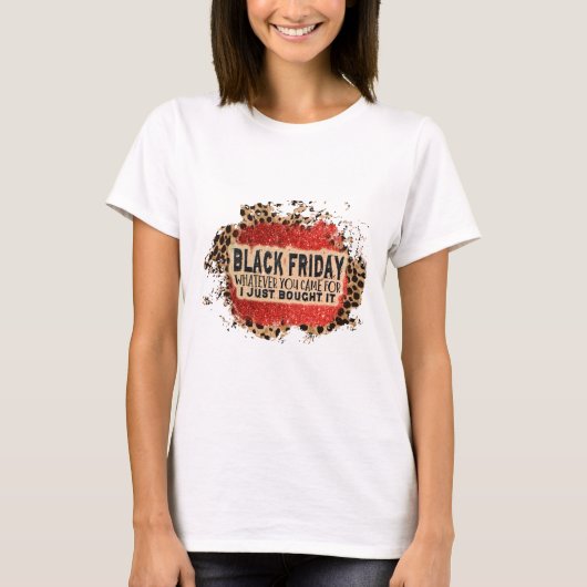T-shirt femme vendredi noir (Devant)