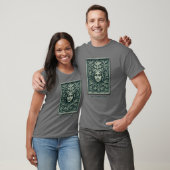 T-shirt Femme Verte - Pierre (Unisexe)