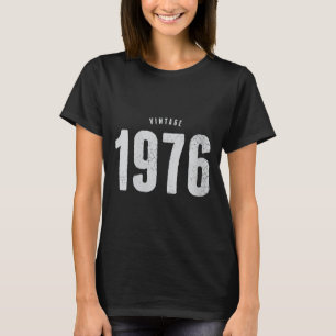 T-shirt Femme vintage 1976 classique rétro 50e anniversair