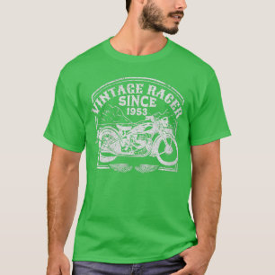 T-shirt Femme Vintage Racer Depuis 1953 Retro Motorbike M