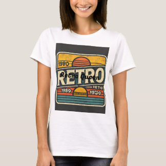 T-shirt femme Vintage rétro - classique et élégant