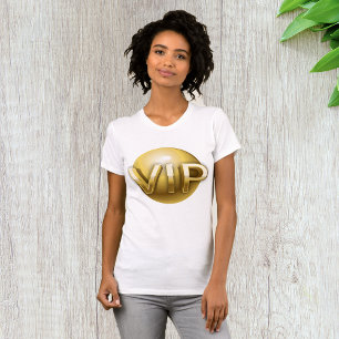 T-shirt femme VIP d'or