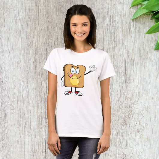 T-shirt femme visage toast