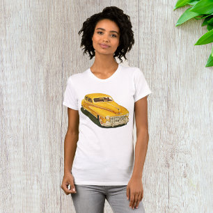 T-shirt Femme Voiture Vieil Jaune