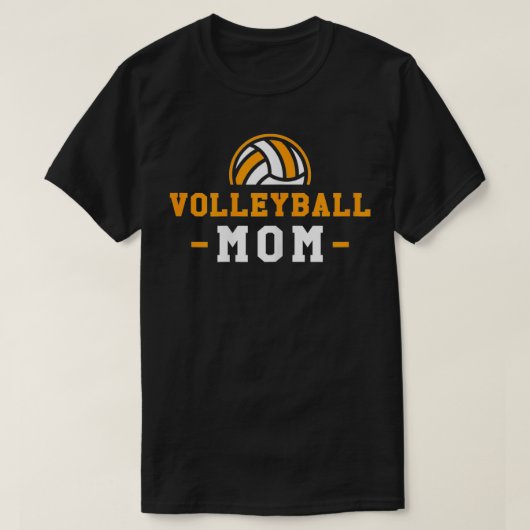 T-shirt Femme Volleyball Maman Funny Sports Maman Supporte (Design devant)