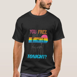 T-shirt Femme Vous Libérez Ce Soir 4 juillet Retro America