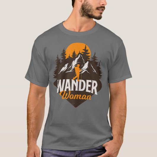 T-shirt Femme Wander Randonnée (Devant)