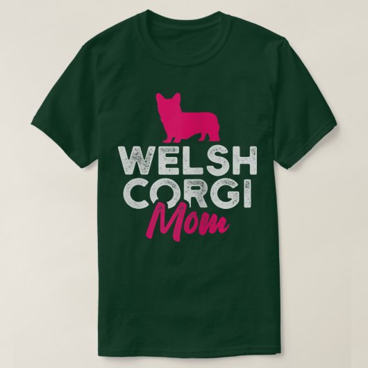 T-shirt Femme Welsh Corgi Maman 1857 (Design devant)