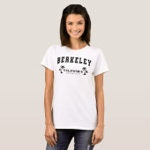 T-shirt Femme White Berkeley, Californie (Devant entier)
