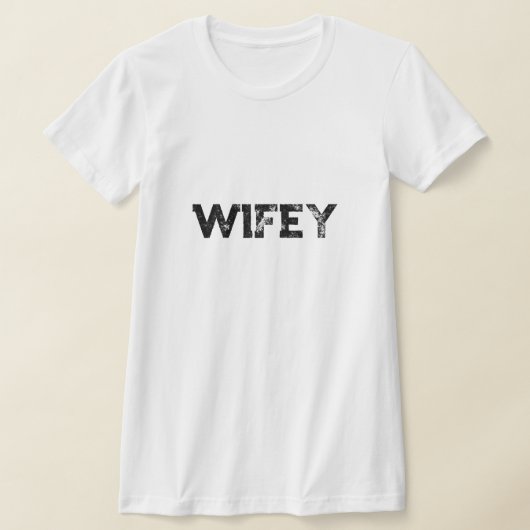 T-shirt Femme Wifey Grunge (Poser)