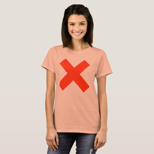 T-shirt femme X (Devant entier)