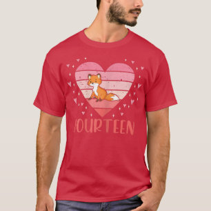 T-shirt Femmes 14 Ans Mignonne Pour Anniversaire Fille 14è
