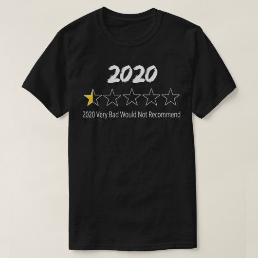 T-shirt Femmes 2020 Half Star Très Mauvais (Design devant)